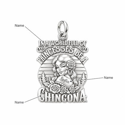 Be A Chingona Charm Bracelet – Personalized Latina Gift – personalization guide