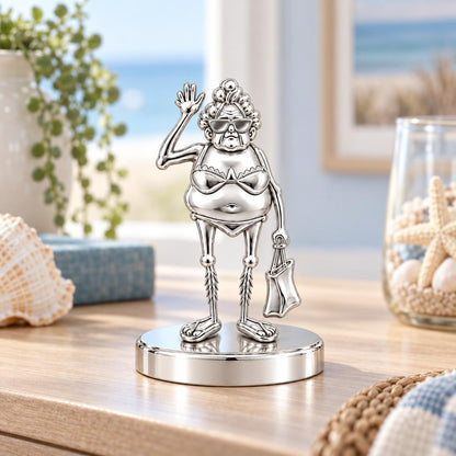 Beach Day Granny Keepsake Plaque – worn / in use