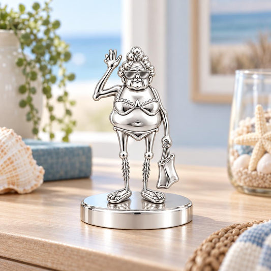 Beach Day Granny Keepsake Plaque – worn / in use