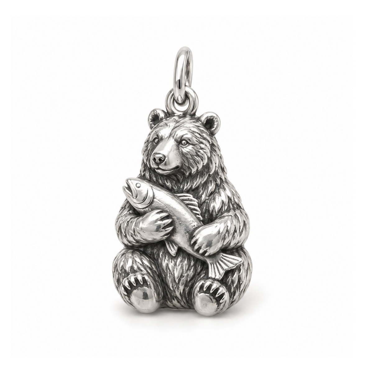 Bear's Big Catch Charm — Silver | charm-topics-remaining-444-2026-09-14 | topic-123