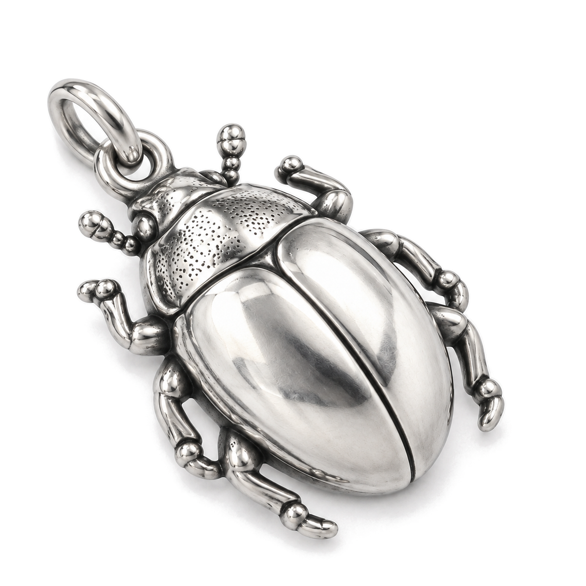 Beetle Charm — Silver Super Macro | charm-topics-remaining-444-2026-09-14 | topic-046