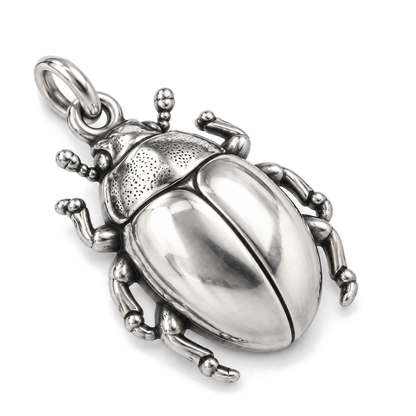 Beetle Charm — Silver Super Macro | charm-topics-remaining-444-2026-09-14 | topic-046