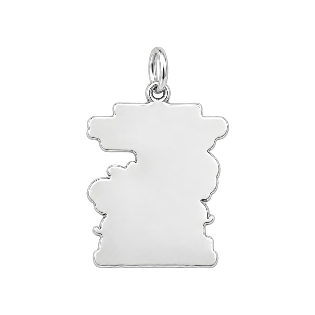 Believing Grandma Elephant Charm Bracelet – Personalized – back of the charm, engraving area