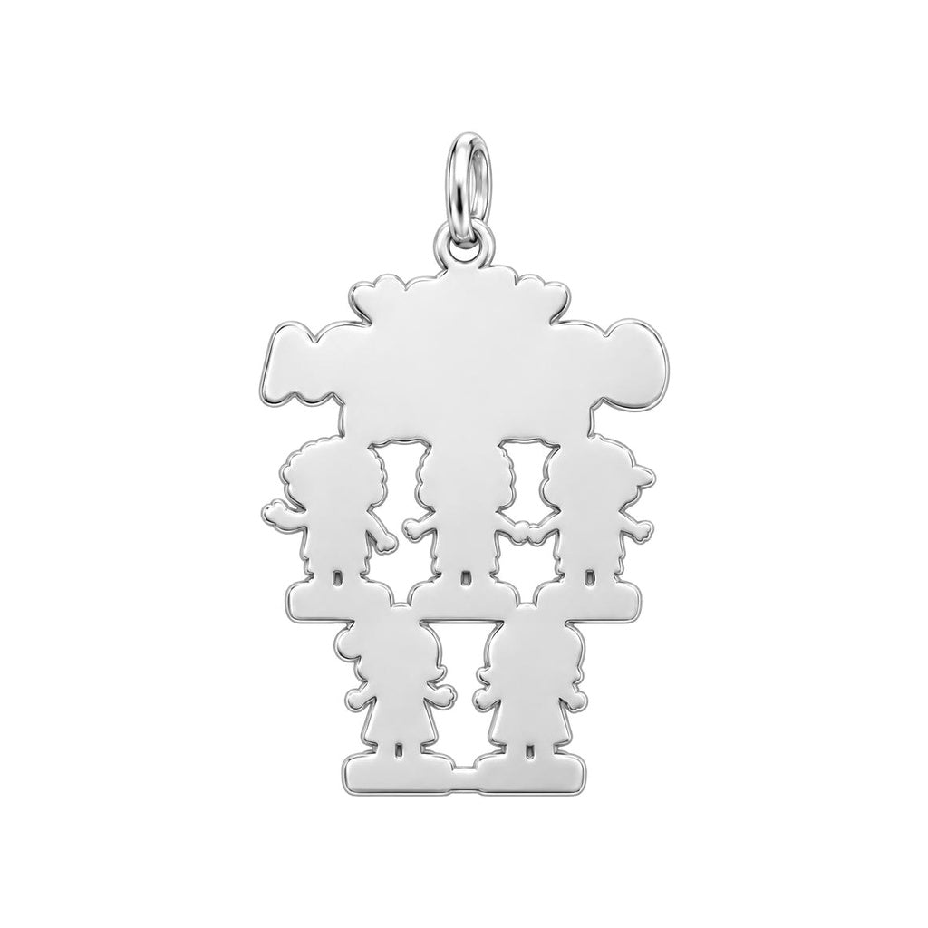 Beloved Grandkids Charm Bracelet – Personalized Grandpa Gift – back of the charm, engraving area