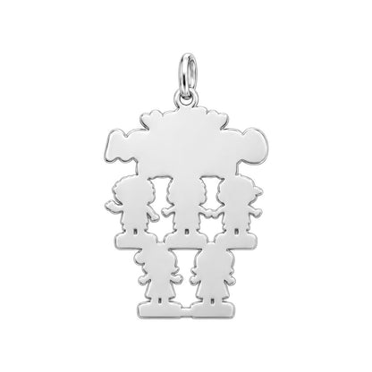 Beloved Grandkids Charm Bracelet – Personalized Grandpa Gift – back of the charm, engraving area