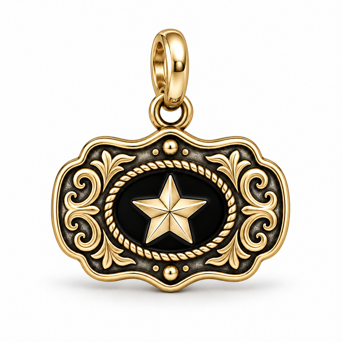 Western Soul — Choose Your Cowboy Charm and Polyester Cord Bracelet Set