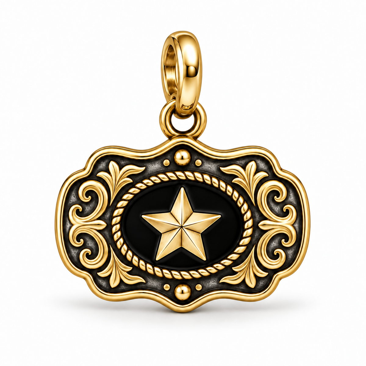 Western Soul — Choose Your Cowboy Charm and Polyester Cord Bracelet Set