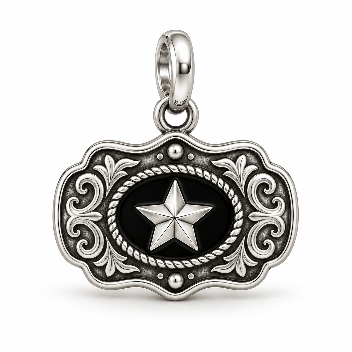 Western Soul — Choose Your Cowboy Charm and Polyester Cord Bracelet Set