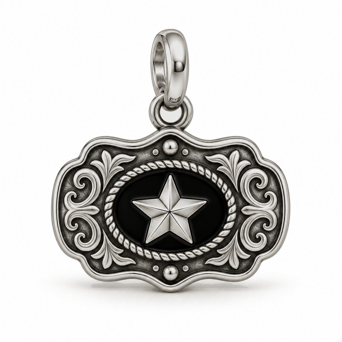 Western Soul — Choose Your Cowboy Charm and Polyester Cord Bracelet Set