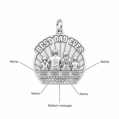 Best Dad Family Sunburst Charm Bracelet – Personalized Dad Gift – personalization guide