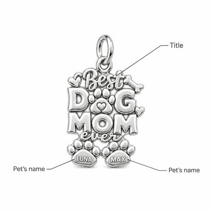 Best Dog Mom Ever Charm Bracelet – Personalized Dog Mom Gift – personalization guide