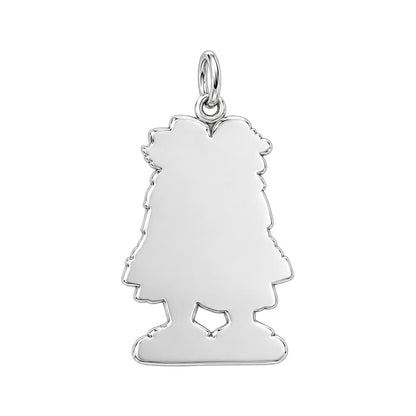 Best Friends Sunday Best Charm Bracelet – Personalized Friend Gift – back of the charm, engraving area