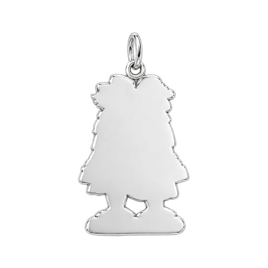 Best Friends Sunday Best Charm Bracelet – Personalized Friend Gift – back of the charm, engraving area