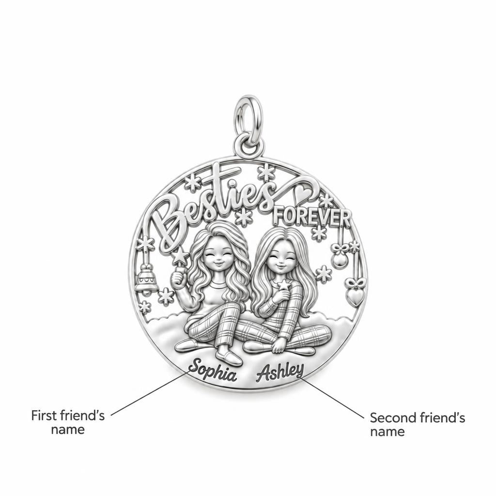Besties Forever Charm Bracelet – Personalized Friend Gift – personalization guide