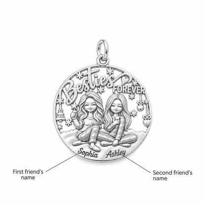 Besties Forever Charm Bracelet – Personalized Friend Gift – personalization guide