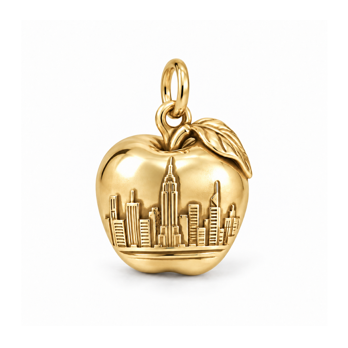 Big Apple Skyline Charm — Gold | charm-topics-remaining-444-2026-09-14 | topic-320