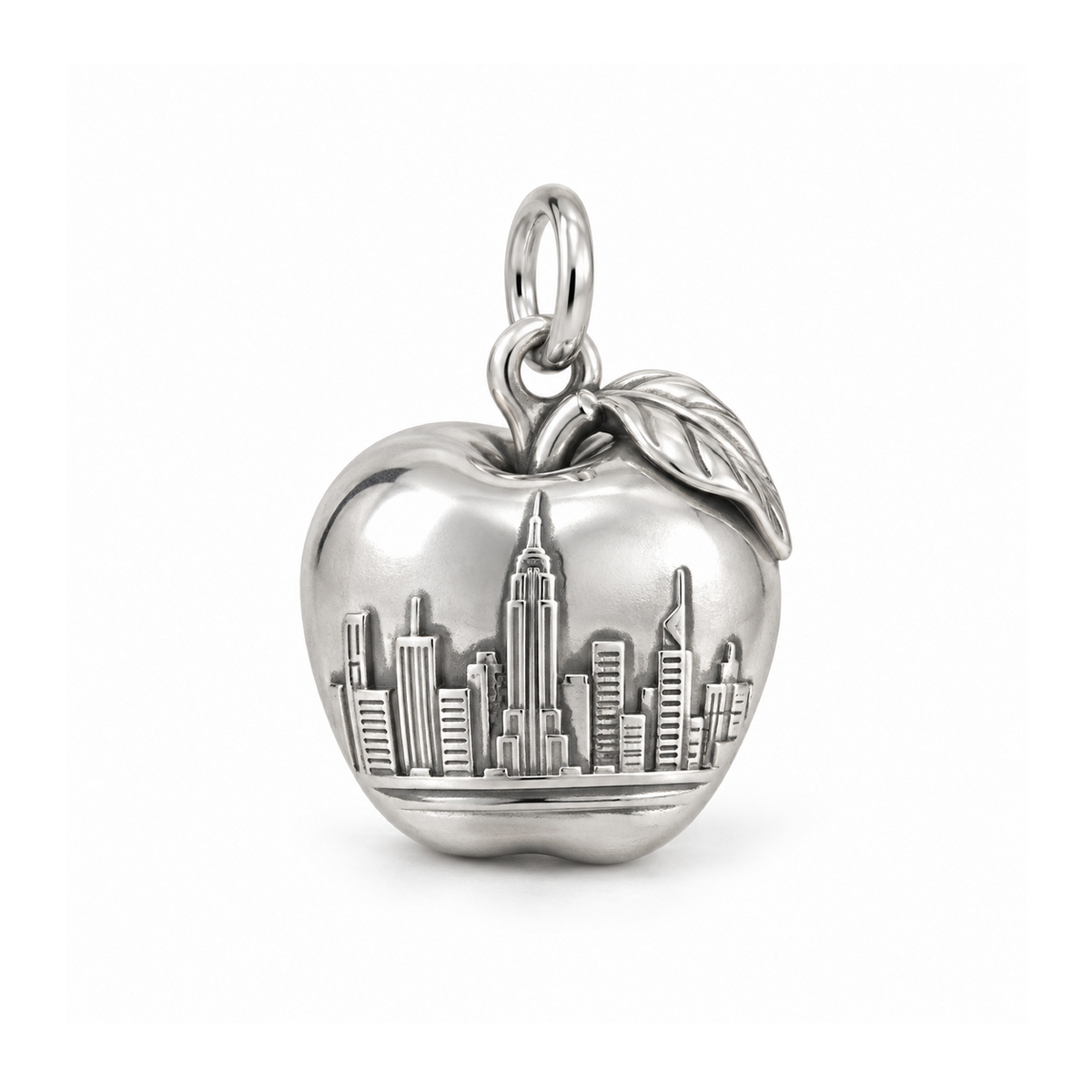 Big Apple Skyline Charm — Silver | charm-topics-remaining-444-2026-09-14 | topic-320