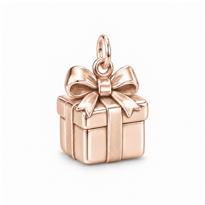 Birthday Gift Bow Charm — Rose Gold | charm-topics-remaining-444-2026-09-14 | topic-253
