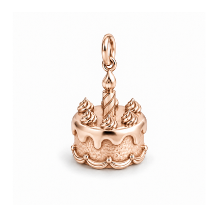 Birthday Wish Cake Charm — Rose Gold | charm-topics-remaining-444-2026-09-14 | topic-251