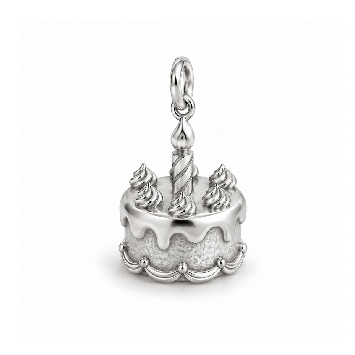 Birthday Wish Cake Charm — Silver | charm-topics-remaining-444-2026-09-14 | topic-251