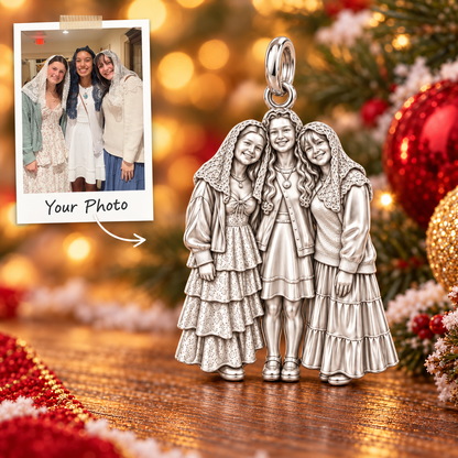 Blessed Friendship Bond Charm Bracelet – Personalized Catholic Friends Gift