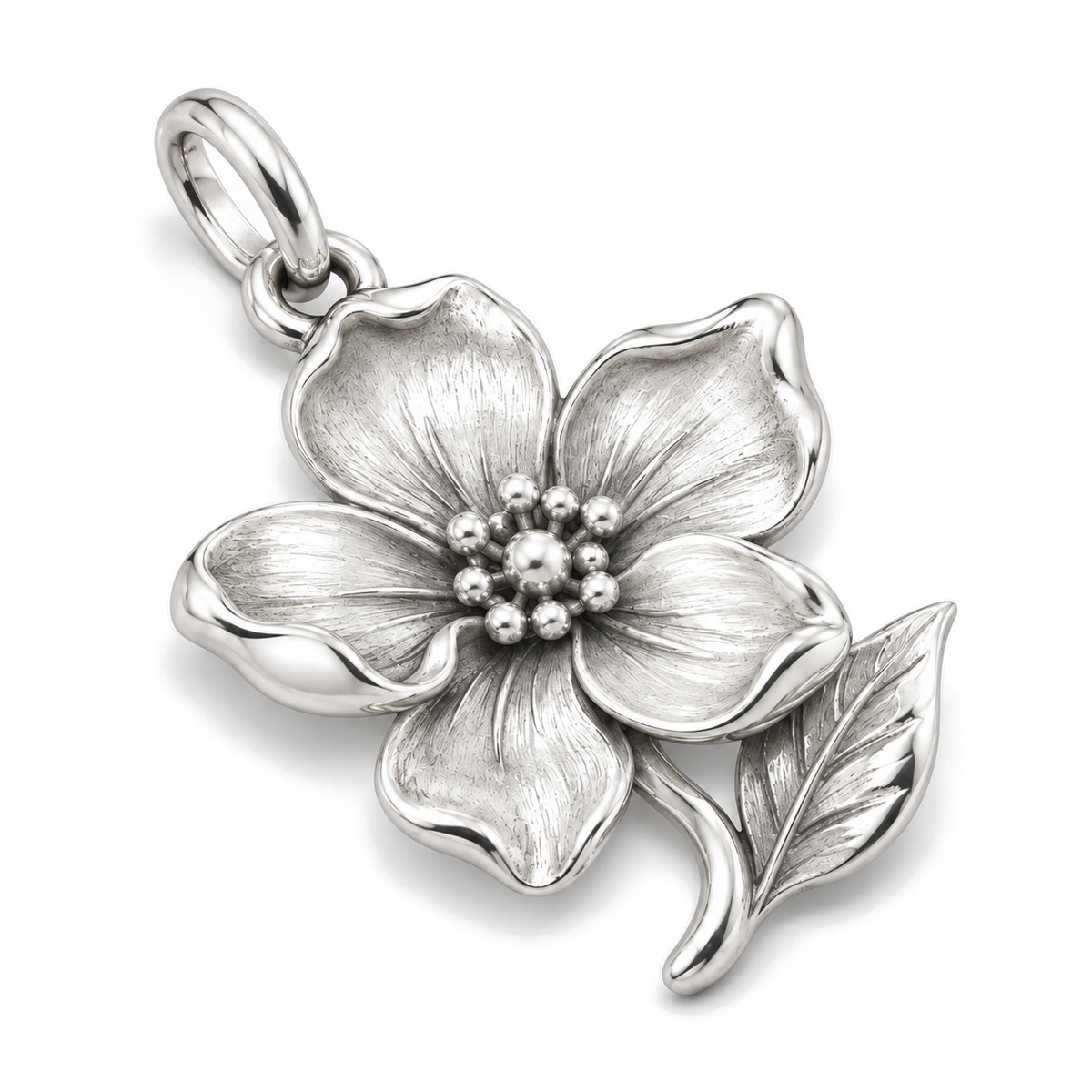 Bloom at Your Pace Charm — Silver Super Macro | charm-topics-remaining-444-2026-09-14 | topic-423