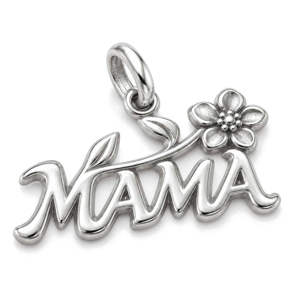Blooming Mama Charm — Silver Super Macro | charm-topics-remaining-444-2026-09-14 | topic-384