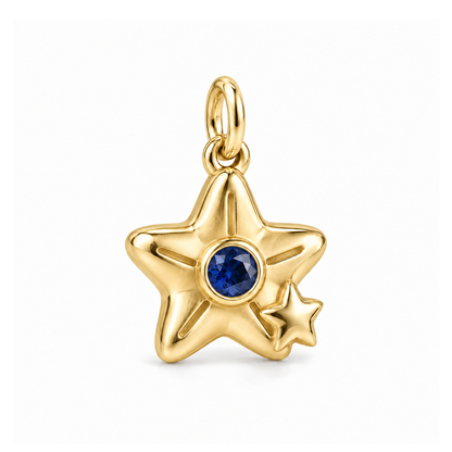 Blue Star Charm — Gold | charm-topics-remaining-444-2026-09-14 | topic-090