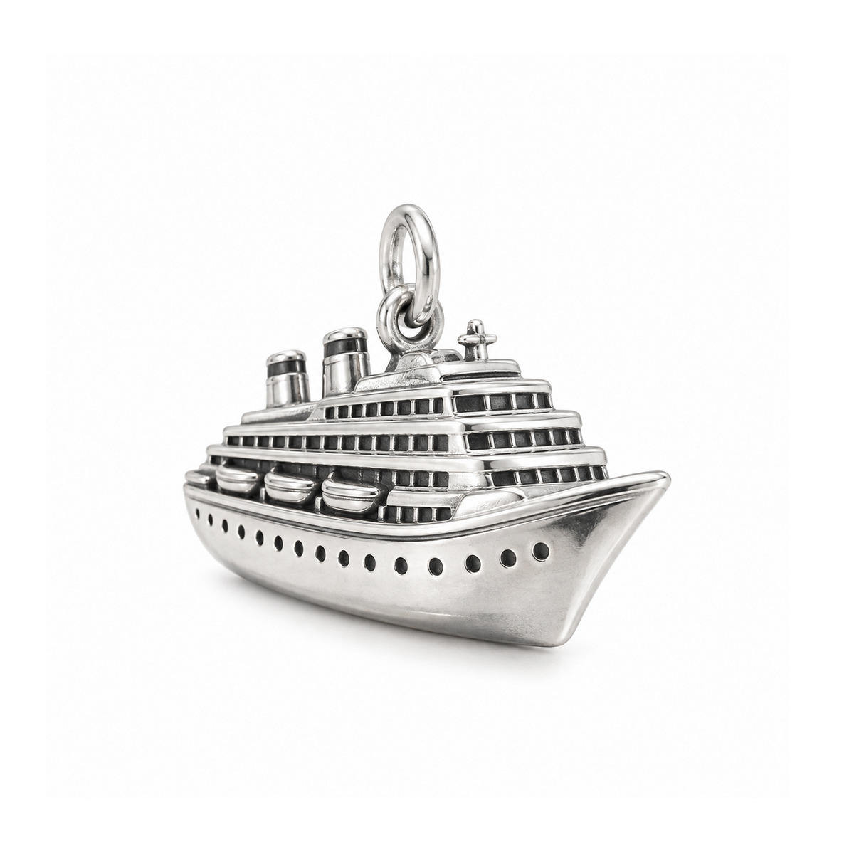 Bon Voyage Cruise Ship Charm — Silver | charm-topics-remaining-444-2026-09-14 | topic-326
