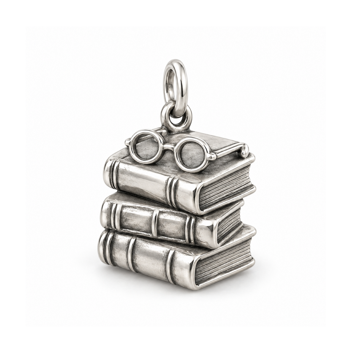 Book Lover Charm — Silver | charm-topics-remaining-444-2026-09-14 | topic-102