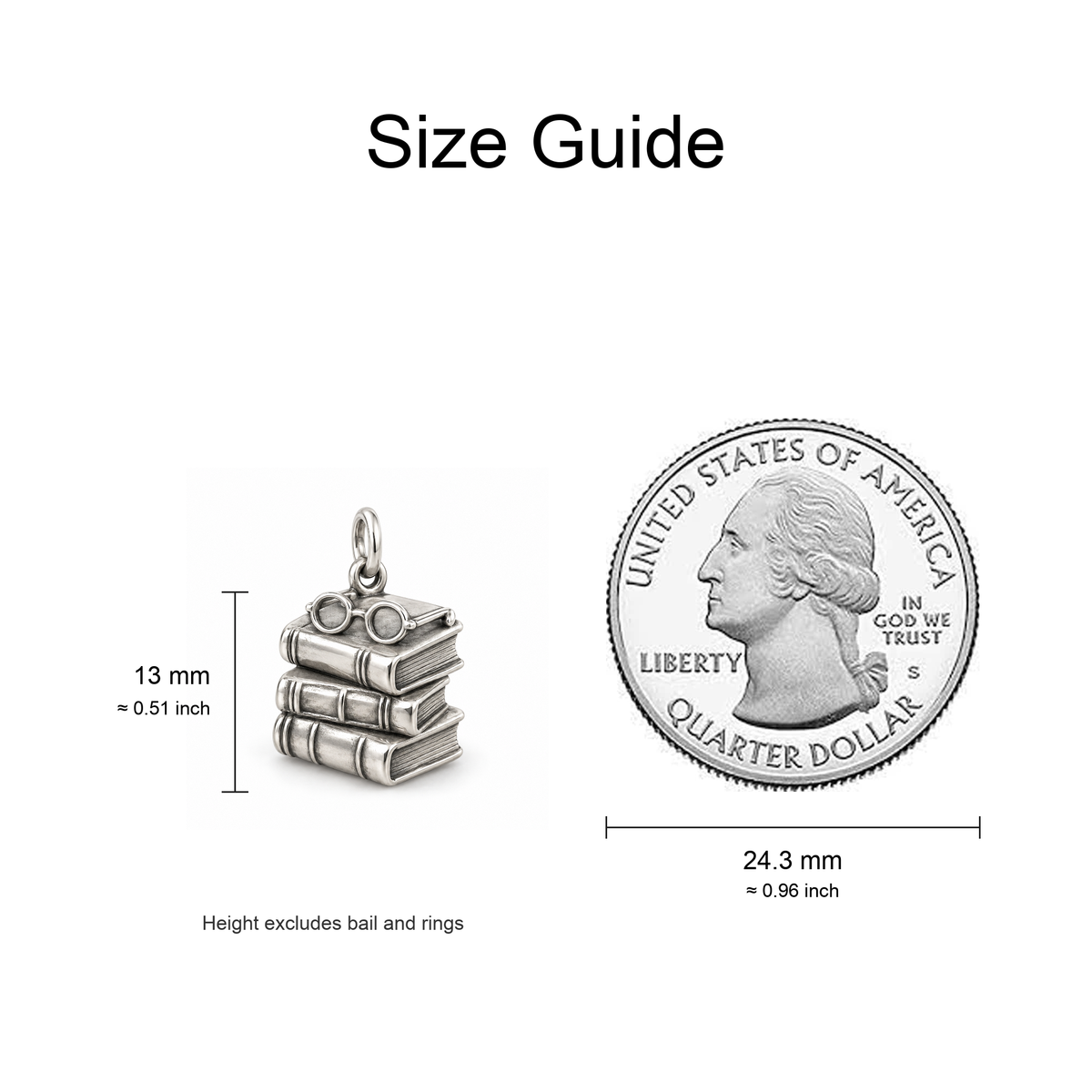 Book Lover Charm — Size Guide | charm-topics-remaining-444-2026-09-14 | topic-102