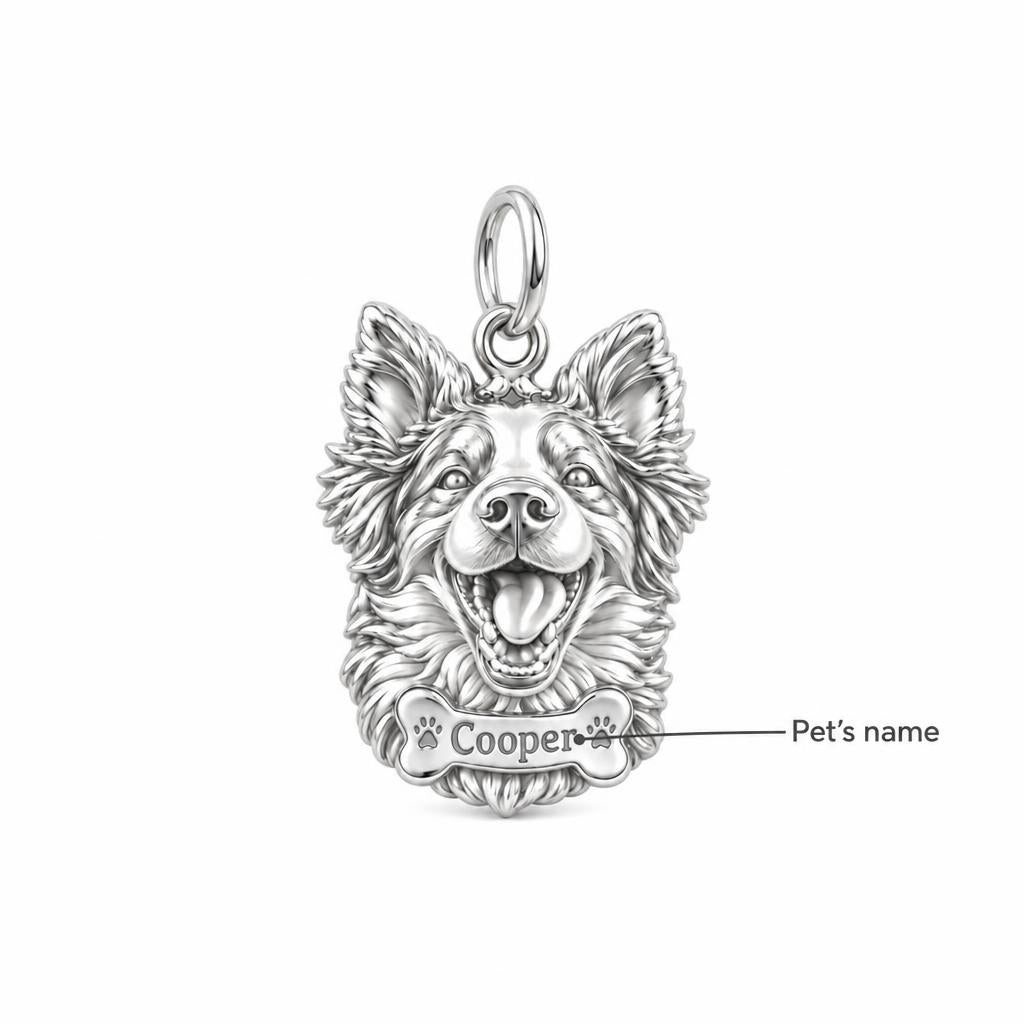 Border Collie Happy Tail Wag Charm Bracelet – Personalized Dog Mom Gift – personalization guide