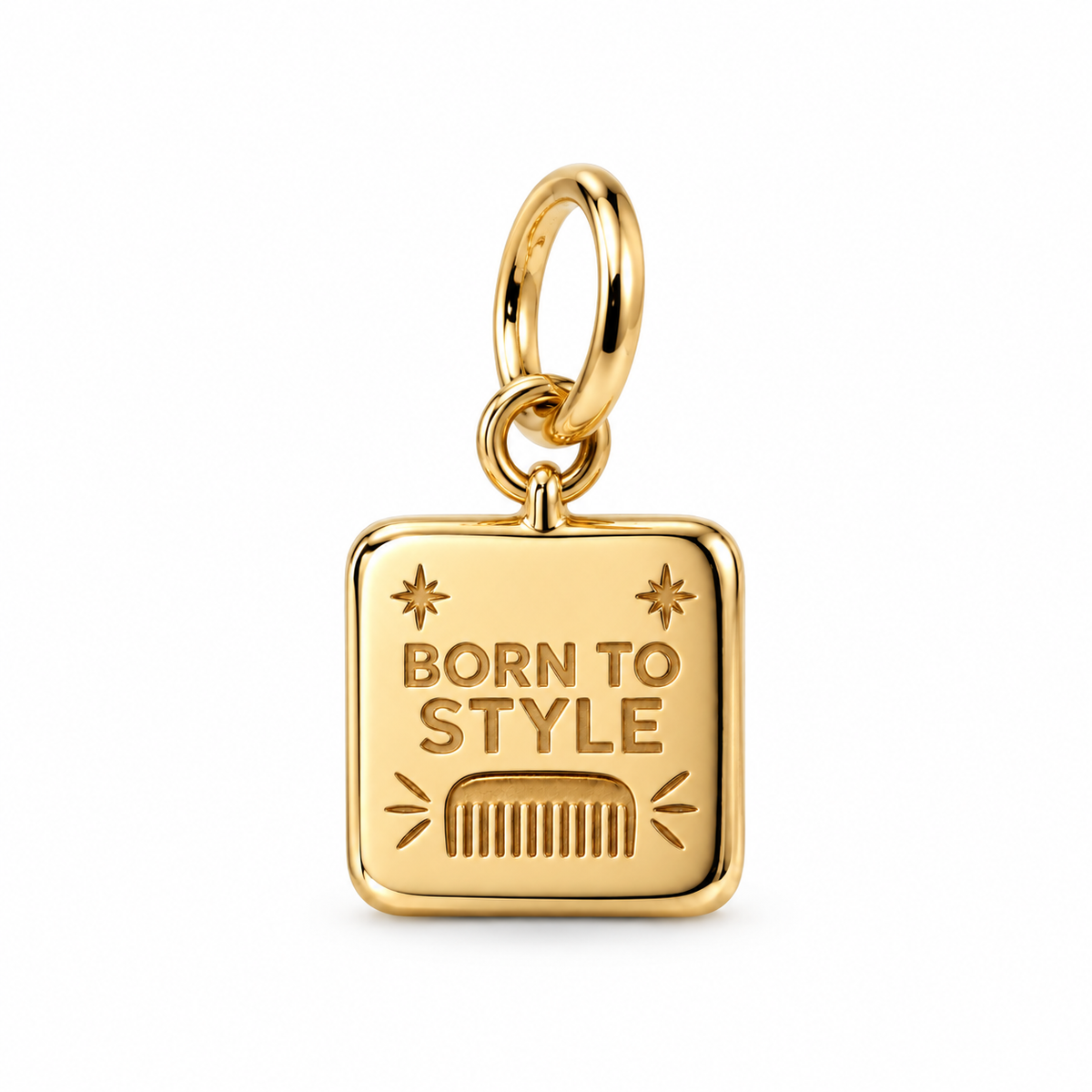 Born to Style Dangle Charm | Gold | sha256:2e64f6a9aaa19daa873fd341b8ecb905f14bf6258a29437ec4099edf1e2683b6