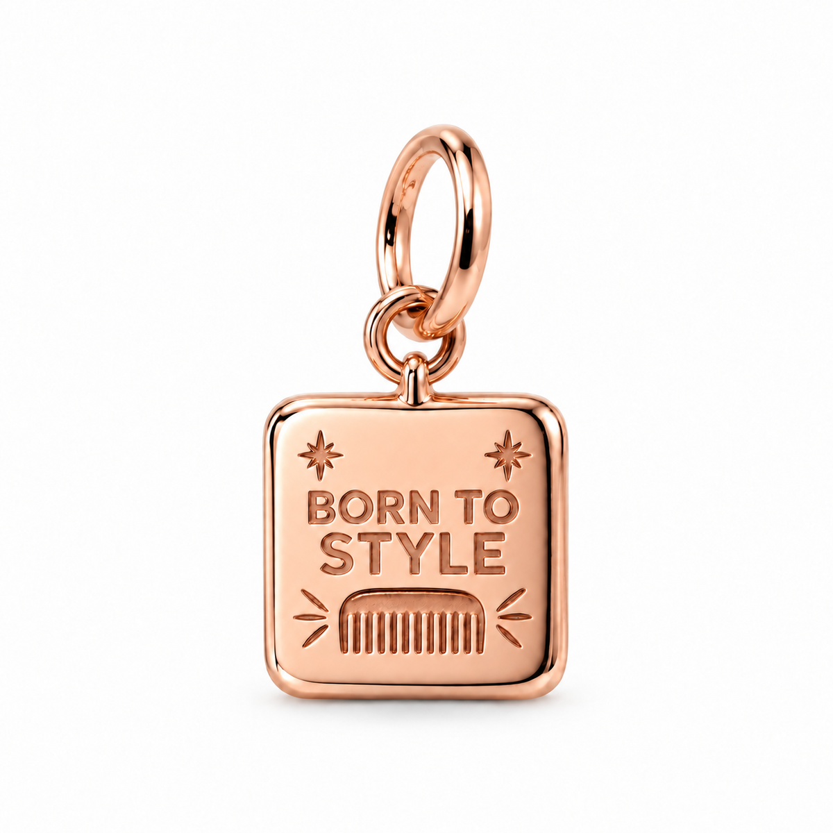 Born to Style Dangle Charm | Rose Gold | sha256:18f6954be27e9539ab9e647d6f4857e78a67e409caef866c75af3ed2110d67a5