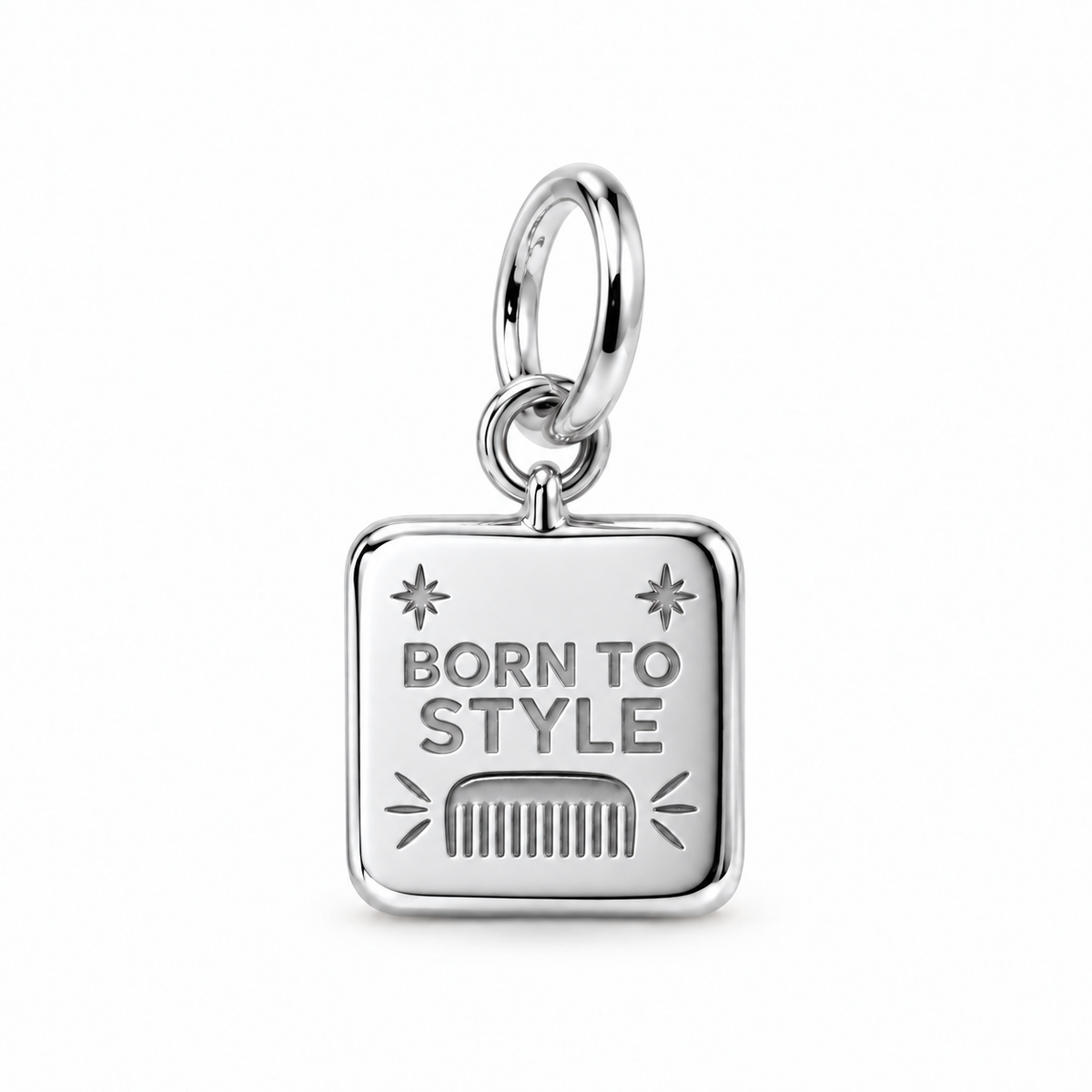 Born to Style Dangle Charm | Silver | sha256:905cf30165d8bdc8ce168090139bcf28a6d0764359e529a849a18c0d0502135e