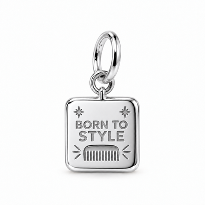 Born to Style Dangle Charm | Silver | sha256:905cf30165d8bdc8ce168090139bcf28a6d0764359e529a849a18c0d0502135e