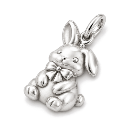 Bow Bunny Charm — Silver Super Macro | charm-topics-remaining-444-2026-09-14 | topic-080
