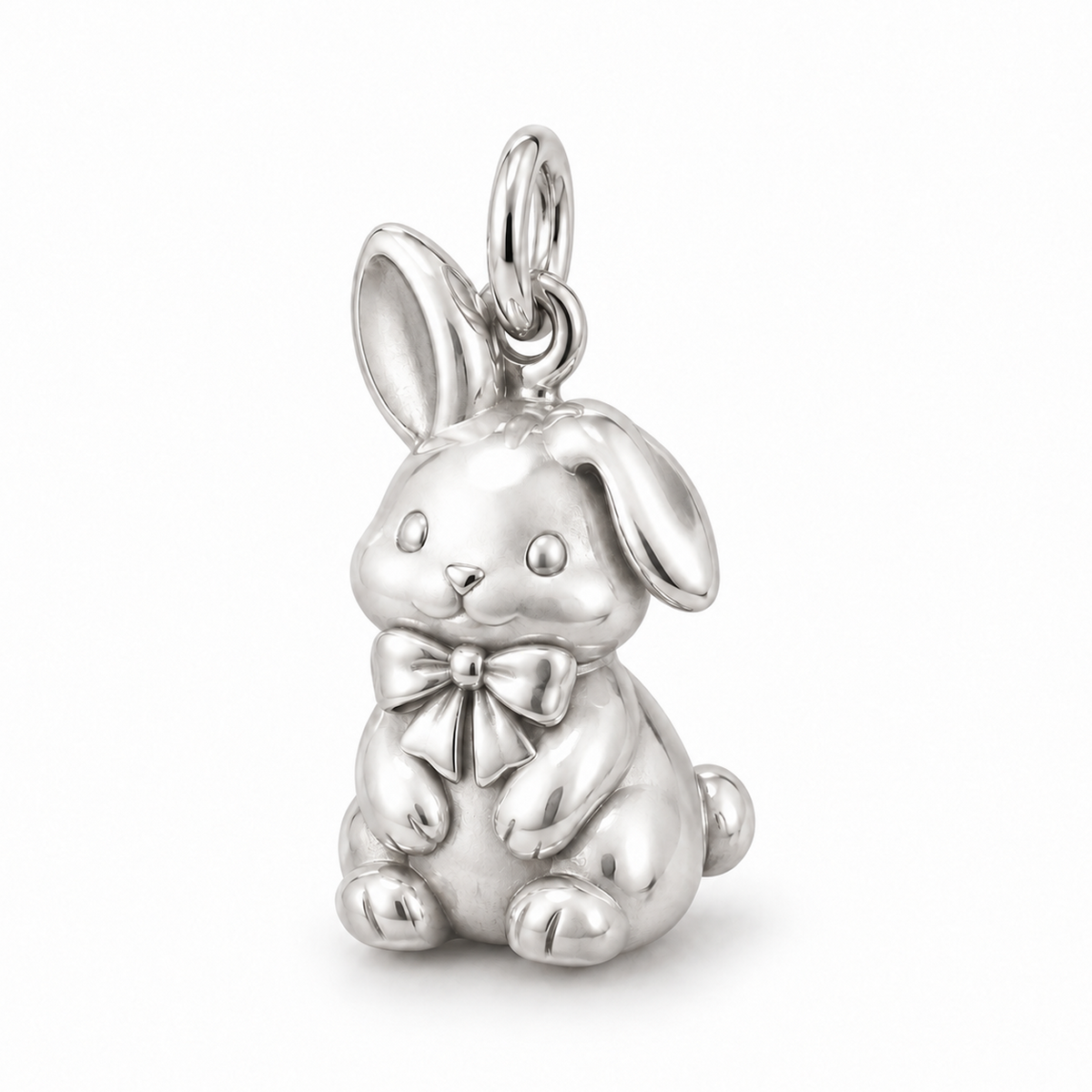 Bow Bunny Charm — Silver | charm-topics-remaining-444-2026-09-14 | topic-080