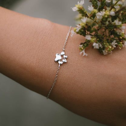 Soulyshine Tiny Paw - 925 Sterling Silver Bracelet