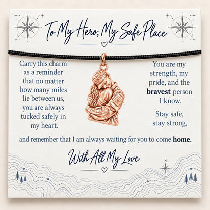 Brave Heart Homecoming Charm Bracelet – Personalized Hero Gift