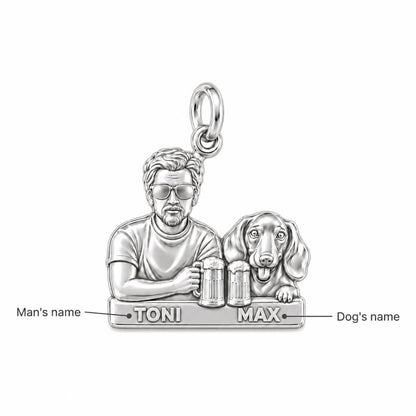 Brews and Best Friends Charm Bracelet – Personalized Dad Gift – personalization guide