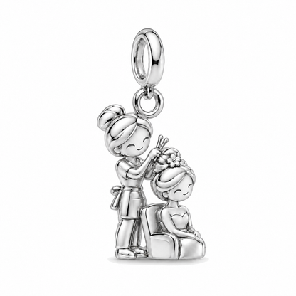 Bridal Updo Dangle Charm | Silver | sha256:4febba42e4a42f4c52363c628a1a2c04a815c8bf55a4a7841649f3d72d4f4533