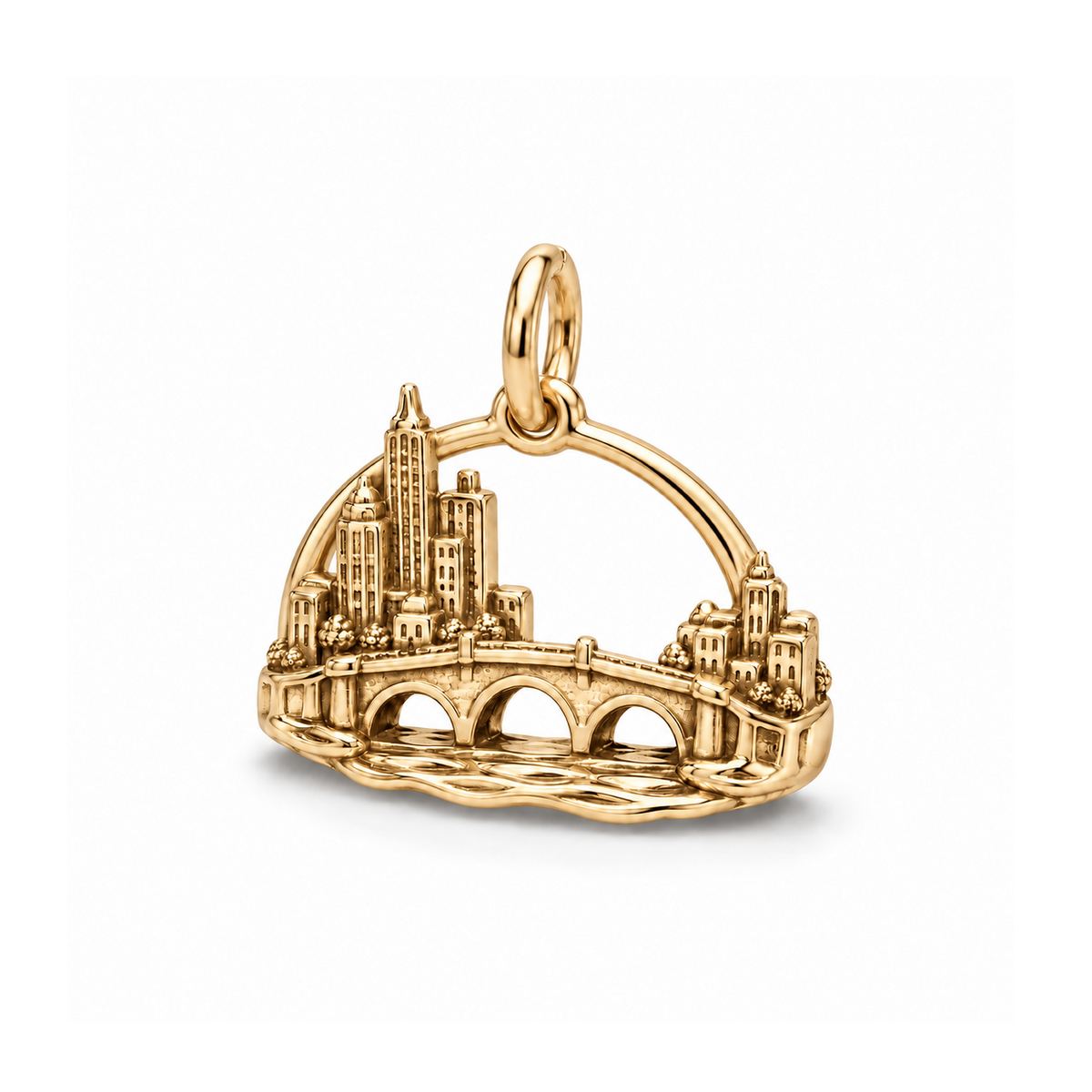 Bridge Between Us Charm — Gold | charm-topics-remaining-444-2026-09-14 | topic-136