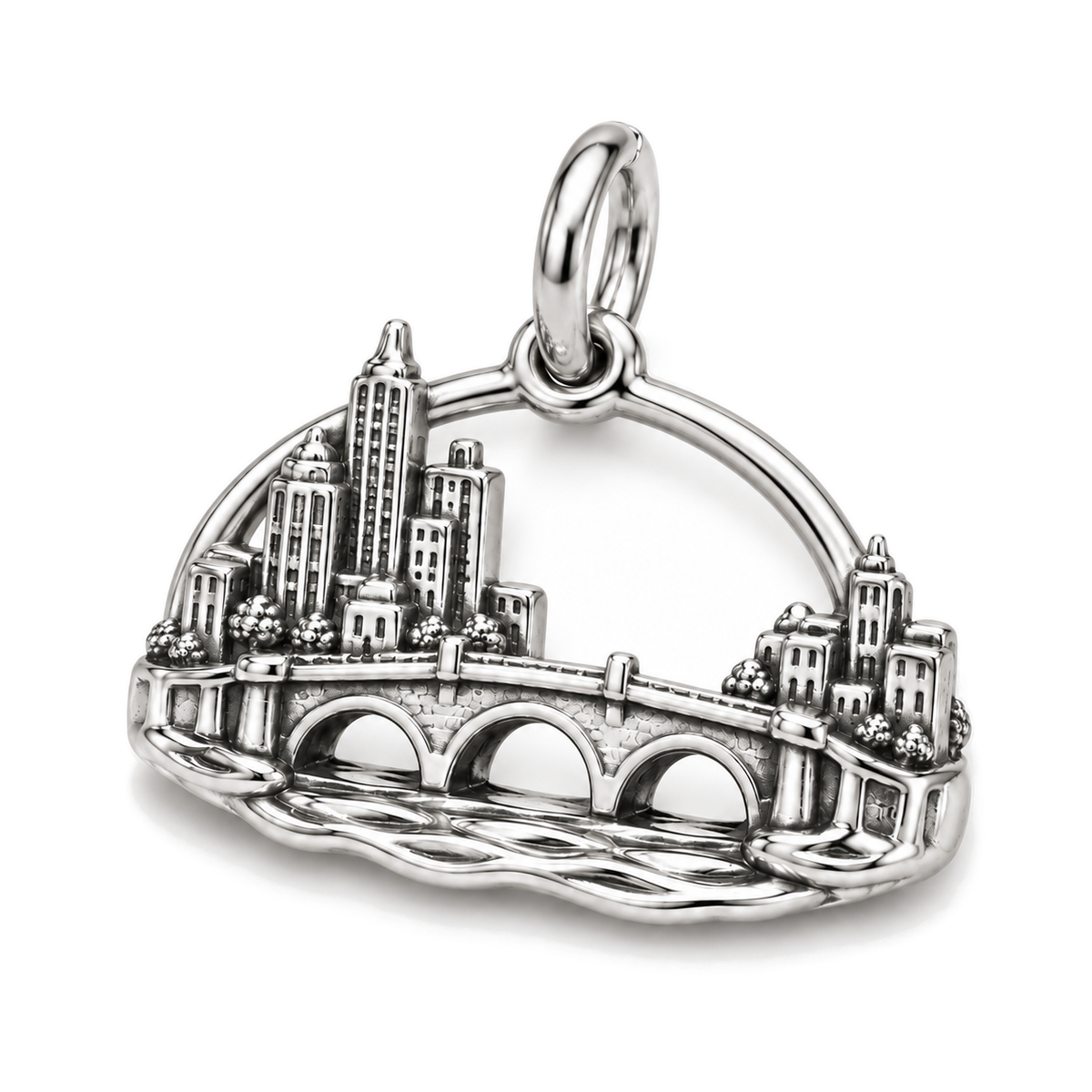 Bridge Between Us Charm — Silver Super Macro | charm-topics-remaining-444-2026-09-14 | topic-136