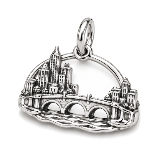 Bridge Between Us Charm — Silver Super Macro | charm-topics-remaining-444-2026-09-14 | topic-136
