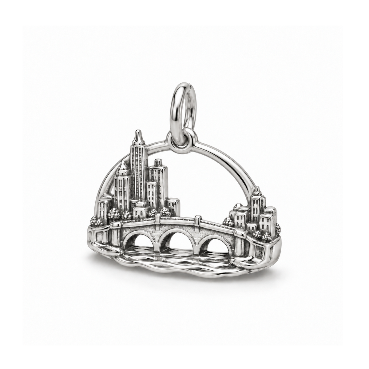 Bridge Between Us Charm — Silver | charm-topics-remaining-444-2026-09-14 | topic-136