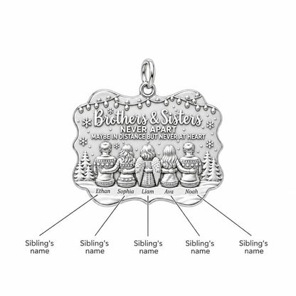 Brothers and Sisters Charm Bracelet – Personalized Sibling Gift – personalization guide