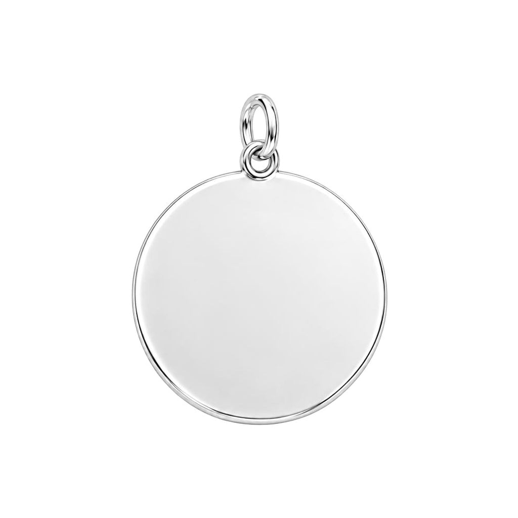 Bump's First Christmas Charm Bracelet – Personalized Mom Gift – back of the charm, engraving area