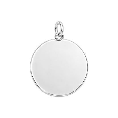 Bump's First Christmas Charm Bracelet – Personalized Mom Gift – back of the charm, engraving area