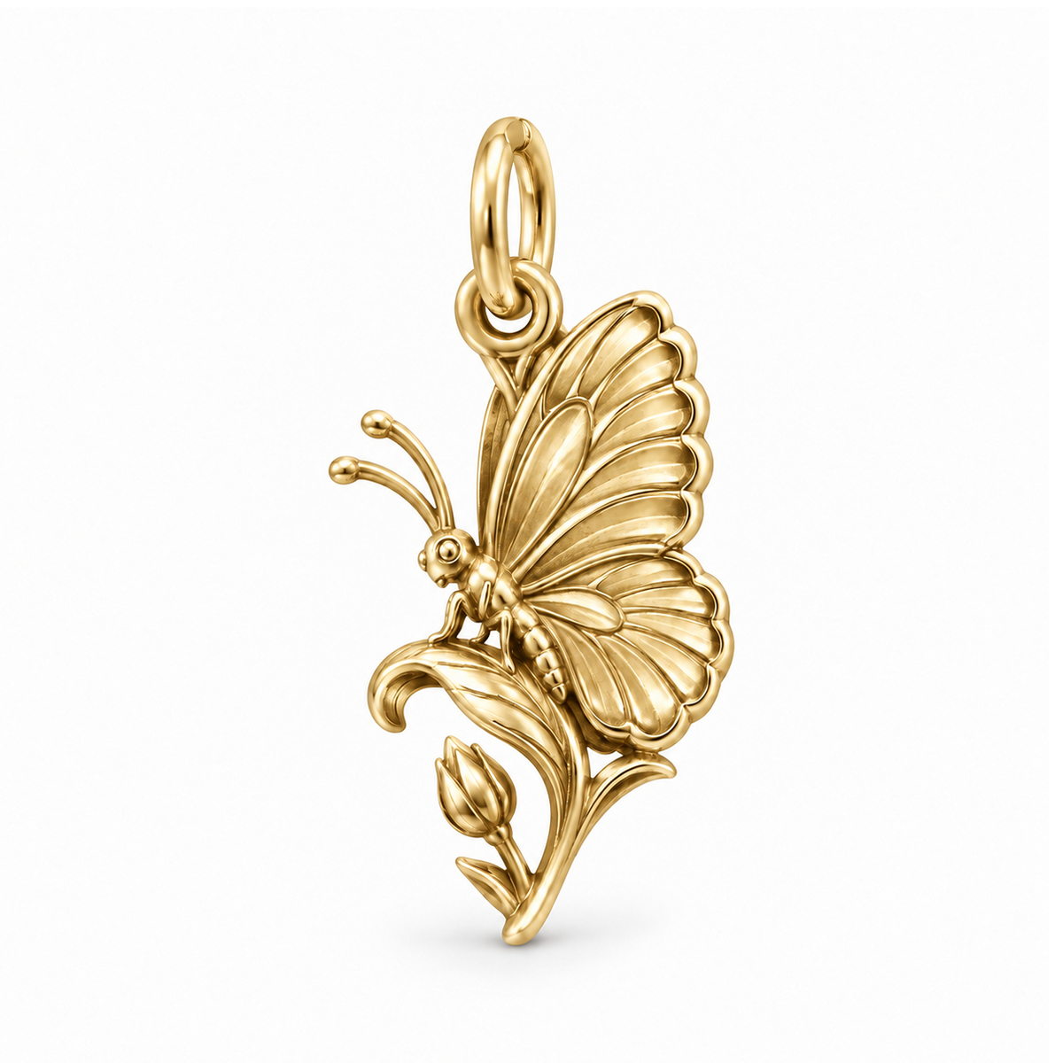 Butterfly Bloom Charm — Gold | charm-topics-remaining-444-2026-09-14 | topic-031